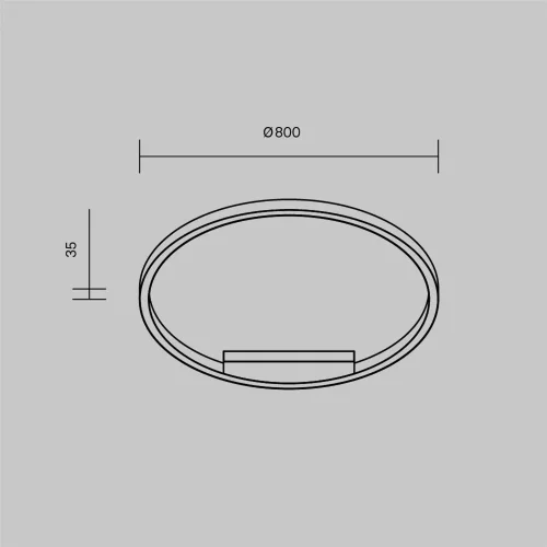 Потолочный светильник Рим / Rim 2600-3500К 51Вт (Латунь) MOD058CL-L50BSK - фото 2