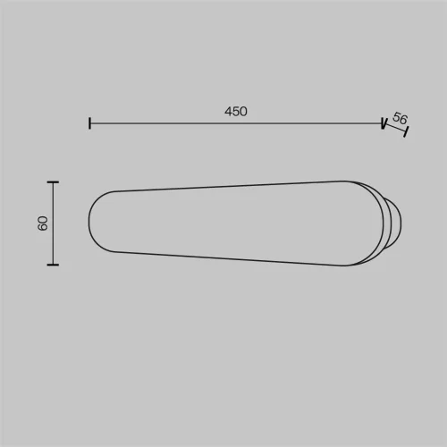 Настенный светильник (бра) Glamping 3000K 13Вт (Черный) - фото 2