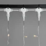 Гирлянда Занавес 2 x 2 м Экстра Тепло-Белый 220В, 400 LED, Провод Прозрачный ПВХ, IP54. Фото 3.
