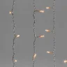 Гирлянда Занавес 2 x 2 м Экстра Тепло-Белый 220В, 400 LED, Провод Прозрачный ПВХ, IP54. Фото 4.
