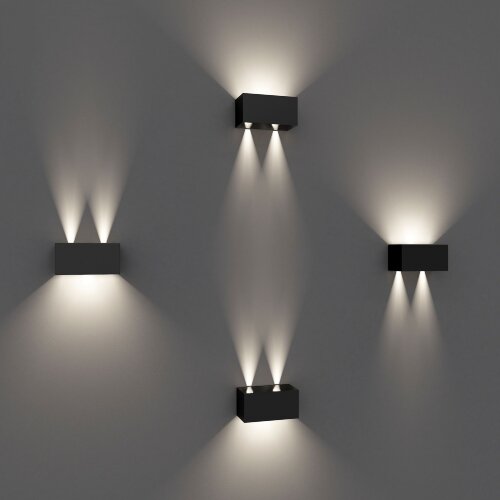 Уличный настенный светодиодный светильник WINNER DOUBLE LED IP54 - Фото 3