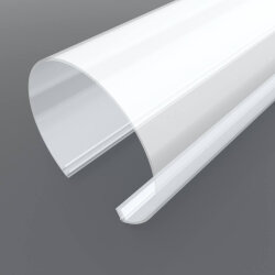 Рассеиватель поликарбонатный для профиля трубчатый LC-LRM-M60-3 матовый