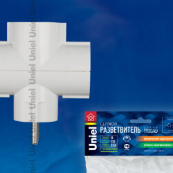 S-GES3-16T Разветвитель сетевой Uniel, количество розеток – 3, Максимальный ток 16А, Максимальная мощность нагрузки – 3500Ватт, заземление, упаковка – пакет