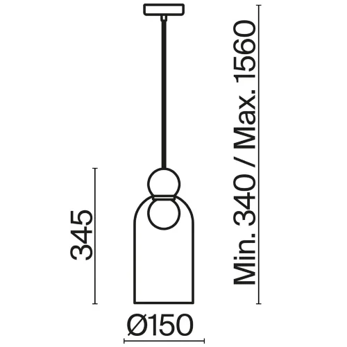 Подвесной светильник Freya FR5220PL-01G (Золото) - фото 4
