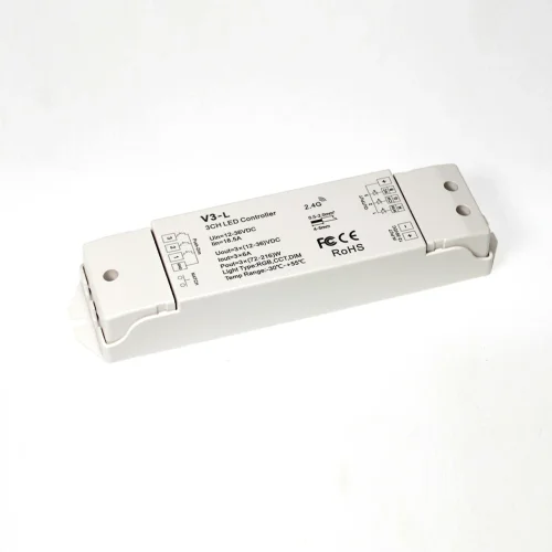 Контроллер V3-L IC41 RGB/CCT/DIM (12-36V, 3ch x 6A, 216/432/648W) - фото I