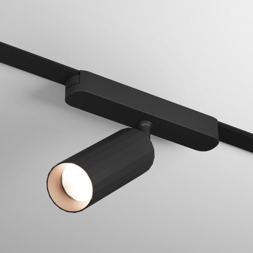DK5310-BK Светильник для трека Air, серия Spot 3000 со светодиодом, ?40*H147мм, 48V DC, 7W, RA?95, 24°, 3000K, IP20, черный, алюминий.