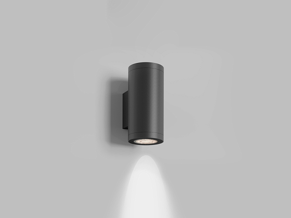 'Настенный уличный светильник Акцент 8 Вт, 24°, 220–240 В, 3000K (теплый белый), IP65, для фасада, GW-TF-GR-8-WW - фото