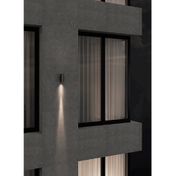 'Настенный уличный светильник Акцент 8 Вт, 24°, 220–240 В, 3000K (теплый белый), IP65, для фасада, GW-TF-GR-8-WW 045678