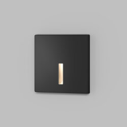 Светильник встраиваемый в стену, IP 20, LED 3000K, 3 Вт, черный, алюминий, Denkirs DK1030-BK