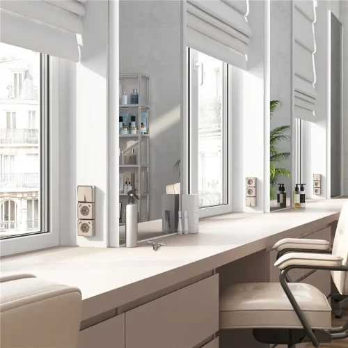 Розетка с заземлением, шторками и USB тип A+C Gallant шампань рифленый W5071710 - фото 2