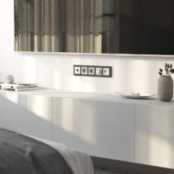 ТВ-розетка оконечная (перламутровый рифленый) W1183013