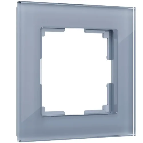 Рамка из стекла на 1 пост Favorit серый W0011115 - фото