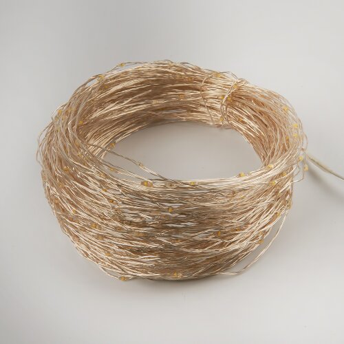 ULD-S5000-500-DTA-RC WARM WHITE IP44 DEW Гирлянда светодиодная Роса, 50м, 500 светодиодов, Теплый белый свет, Пульт ДУ в-к, Провод прозрачный - фото 3