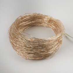 ULD-S5000-500-DTA-RC WARM WHITE IP44 DEW Гирлянда светодиодная Роса, 50м, 500 светодиодов, Теплый белый свет, Пульт ДУ в-к, Провод прозрачный