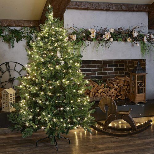 ULD-S5000-500-DTA-RC WARM WHITE IP44 DEW Гирлянда светодиодная Роса, 50м, 500 светодиодов, Теплый белый свет, Пульт ДУ в-к, Провод прозрачный - фото 9