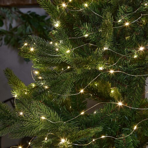 ULD-S5000-500-DTA-RC WARM WHITE IP44 DEW Гирлянда светодиодная Роса, 50м, 500 светодиодов, Теплый белый свет, Пульт ДУ в-к, Провод прозрачный - фото 10