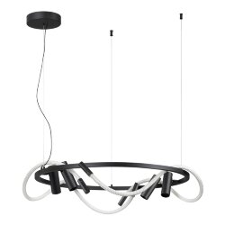 Люстра подвесная «ODEON LIGHT» 4391/55L, серия: CORDA (крепление на планке) - Канат