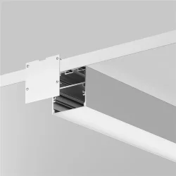 Алюминиевый профиль накладной-подвесной 50x50 (Серебро, 3 м), ALM-5050T-S-3M 633007 (Серебро)