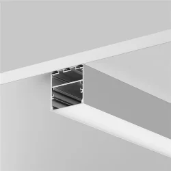 Алюминиевый профиль накладной-подвесной 50x50 (Серебро, 3 м), ALM-5050T-S-3M 633007 (Серебро)