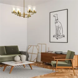 Подвесной светильник Freya FR5426PL-08BS (Латунь)