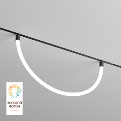 Гибкий рассеивающий матовый светильник SMART RAY 18W DIM 3000K-6000K, длина плафона 1.5м, черный, Denkirs DK8060-BK