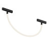 DK8060-BK Гибкий рассеивающий матовый светильник SMART RAY 18W DIM 3000K-6000K, длина плафона 1.5м, черный. Фото 5