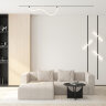 DK8060-BK Гибкий рассеивающий матовый светильник SMART RAY 18W DIM 3000K-6000K, длина плафона 1.5м, черный. Фото 6
