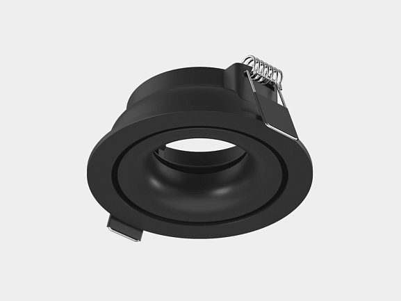 Корпус светильника потолочный встраиваемый, Черный, IP20, COMBO-44-BL - фото