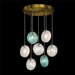 Подвесной светильник Frozen G4х7 (Латунь)