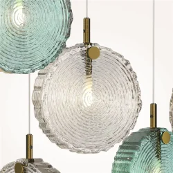 Подвесной светильник Frozen G4х7 (Латунь)