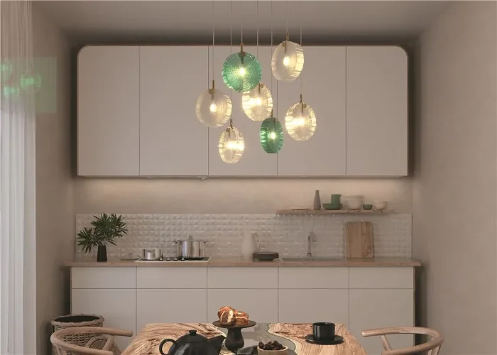 Подвесной светильник Frozen G4х7 (Латунь) - фото 6