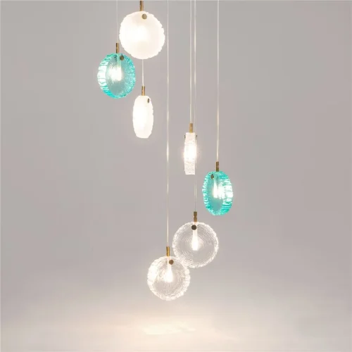 Подвесной светильник Frozen G4х7 (Латунь) - фото 11