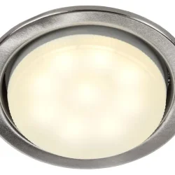 Светильник точечный GX53 встраив. матов. хром. IEK LUVB0-GX53-1-K27