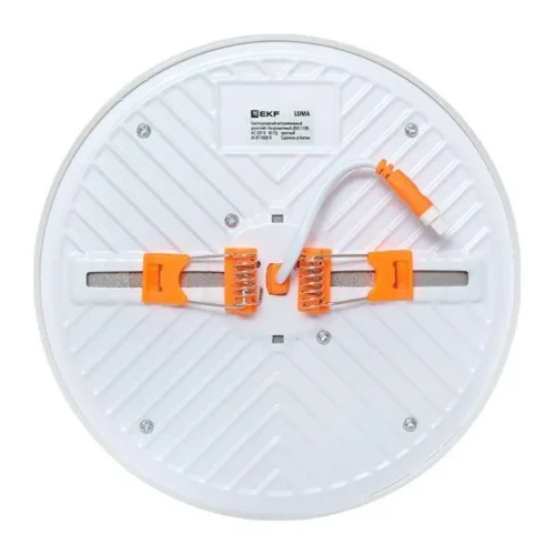 Светильник светодиодный ДВО 1109 24Вт 6500К IP20 круглый встраив. даунлайт безрамочный LUMA EKF DLL-1109-R-24-6500 - фото 8