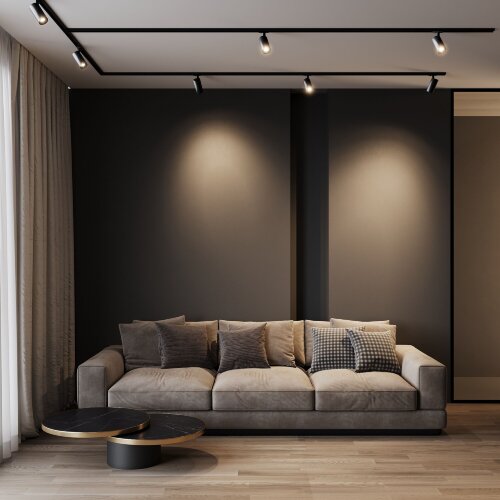 Basic System Comel Трековый поворотный светильник 10W 4200K черный - Фото 3