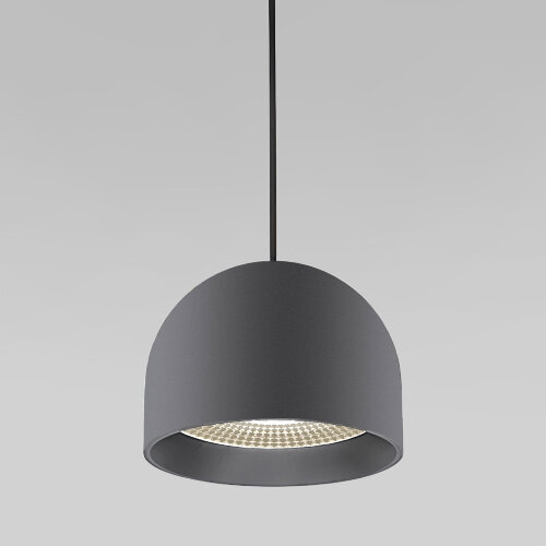 Подвесной светодиодный светильник Uno 8W 4000K графит - фото 1