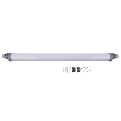 ULO-T20-18W-6500K-L60 IP65 GREY LINKABLE Светильник линейный светодиодный накладной-подвесной, соединяемый, Дневной свет 6500K, 2160 Лм, Цвет серый