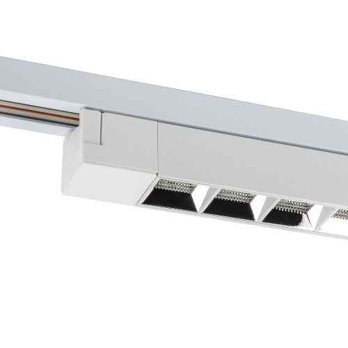 ULB-Q283 20W-4000K WHITE Светильник-прожектор светодиодный трековый, Линейный, 1600 Лм, Белый свет 4000К, Корпус белый - фото 6