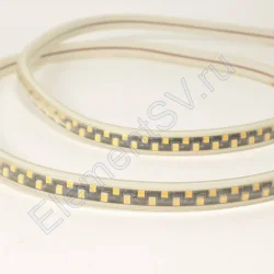 Светодиодная лента 405WW 220V 4040 160 Led/m warm white IP68