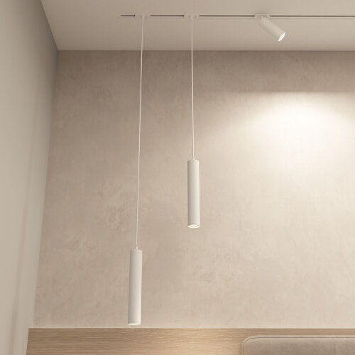 DK6210-WH Трековый светильник IP 20, 15 Вт, GU10, белый, алюминий. Фото 6