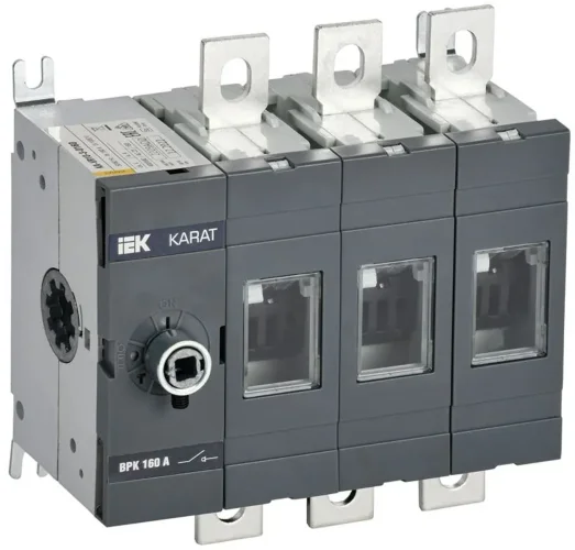 Выключатель-разъединитель ВРК 3п 160А без рукоятки KARAT IEK KA-VR10-3-0160 - фото