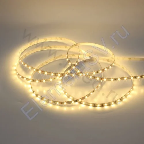Светодиодная лента LUX class, 2835, 60led/m, warm white, 12V, IP20, CRI>90, A206 - фото.