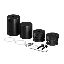 Набор для вертикального накладного монтажа Nemo D25 черный (Черный)