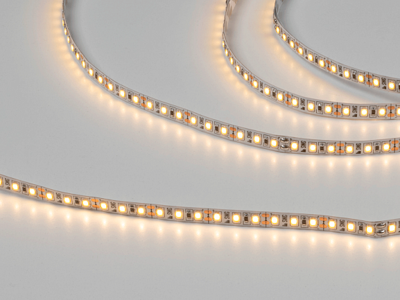 'Светодиодная лента 2835, 120 LED/м, 9,6 Вт/м, 12В , IP20, Цвет: Теплый белый, SWG2120-12-9.6-WW-M - фото