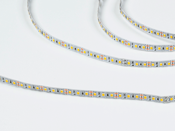 'Светодиодная лента 2835, 120 LED/м, 9,6 Вт/м, 12В , IP20, Цвет: Теплый белый, SWG2120-12-9.6-WW-M. Фото 2