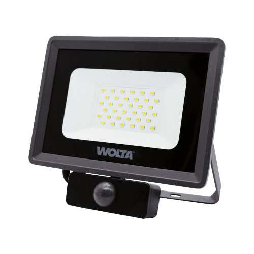 Светодиодный прожектор WOLTA WFL-30W/06s 30Вт 5700K IP65 с Датчиком - фото 2.