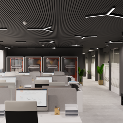 Светильник WOLTA PRO КОНТУР ТРИНИТИ ДСО03-108-801-4К-Б Матовый