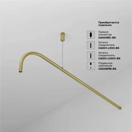 Светильник Глаз / Eye для системы освещения Axity 3000К/6000К 3Вт 45° (Латунь) C104WL-3W3-6K-BS - фото 12