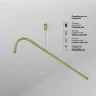 Светильник Глаз / Eye для системы освещения Axity 3000К/6000К 3Вт 45° (Латунь) C104WL-3W3-6K-BS - фото 10
