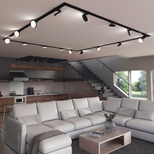 Basic System Трековый светильник 12W 4200K Pila черный - Фото 5